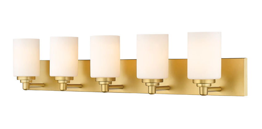 Z-Lite Soledad Vanity Light 5-Light Brushed Gold