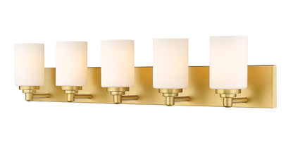 Z-Lite Soledad Vanity Light 5-Light Brushed Gold
