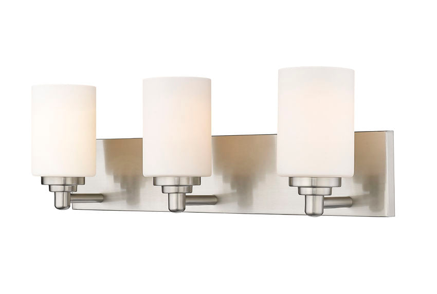 Z-Lite Soledad Vanity Light 3-Light Brushed Nickel