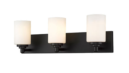 Z-Lite Soledad Vanity Light 3-Light Matte Black