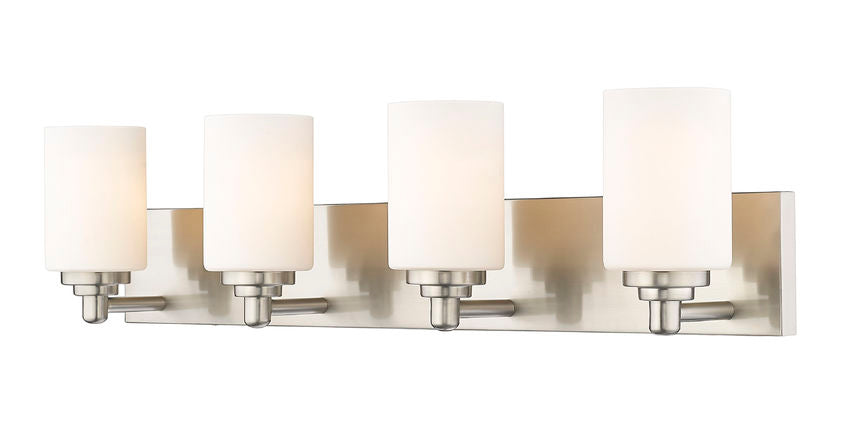 Z-Lite Soledad Vanity Light 4-Light Brushed Nickel