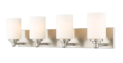 Z-Lite Soledad Vanity Light 4-Light Brushed Nickel