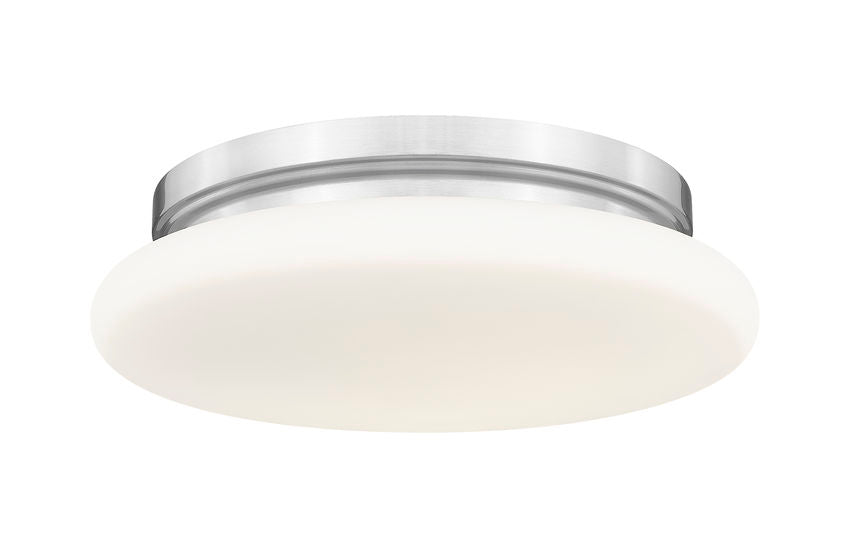 Z-Lite Soleil Flush Mount 12 inch Brushed Nickel