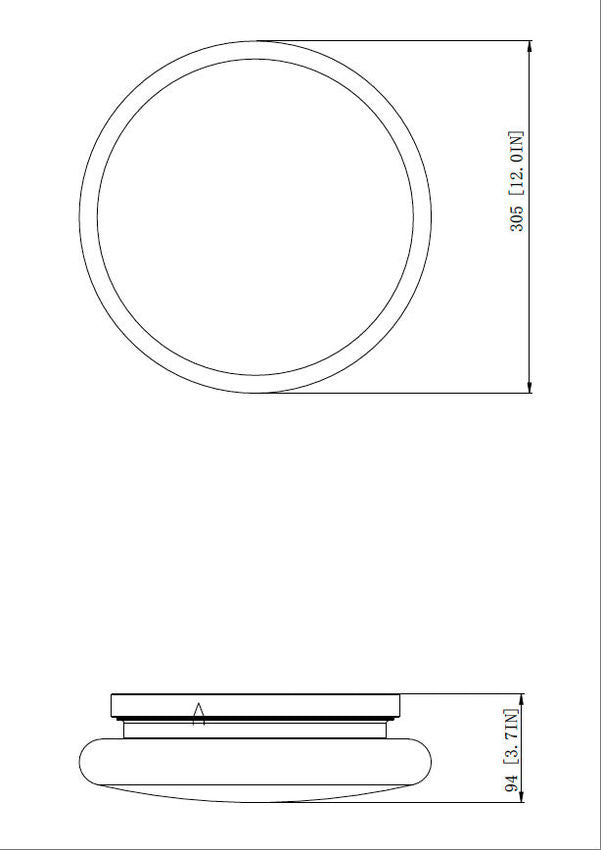 Z-Lite Soleil Flush Mount Diffuser Detail