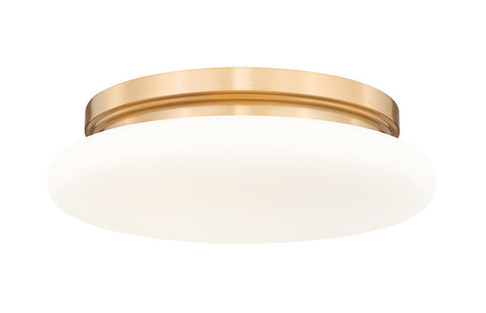 Z-Lite Soleil Flush Mount 12 inch Modern Gold