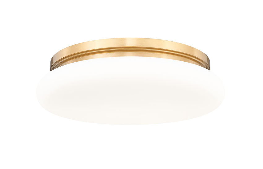 Z-Lite Soleil Flush Mount 16 inch Modern Gold