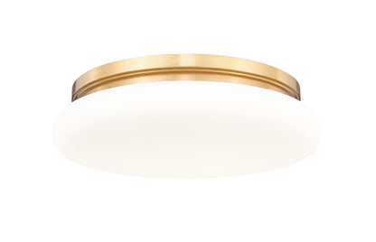 Z-Lite Soleil Flush Mount 16 inch Modern Gold
