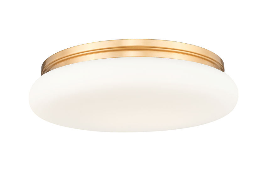 Z-Lite Soleil Flush Mount 20 inch Modern Gold