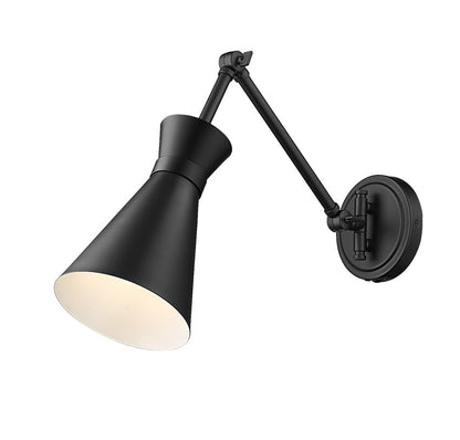 Z-Lite Soriano Articulating Wall Sconce Matte Black | Lighting House Orillia