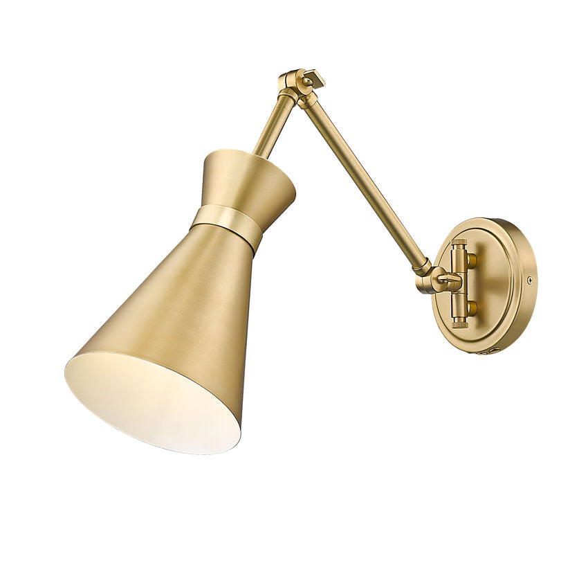 Z-Lite Soriano Articulating Wall Sconce Modern Gold | Lighting House Orillia
