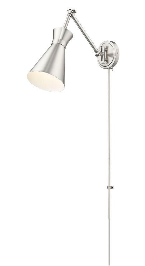 Z-Lite Soriano Articulating Wall Sconce Bedroom Interior Lifestyle | Lighting House Orillia