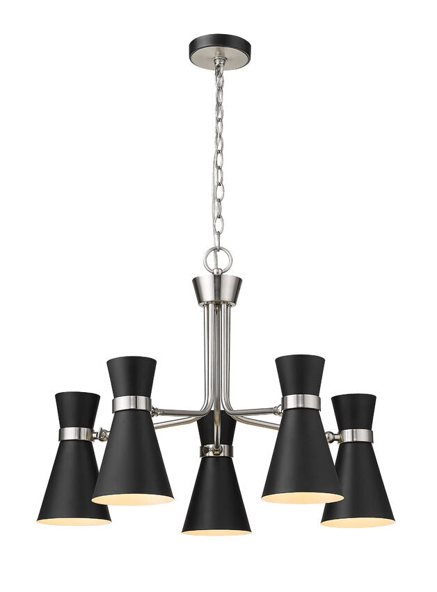 Z-Lite Soriano Chandelier 5-Light Brushed Nickel | Lighting House Orillia