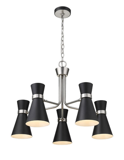 Z-Lite Soriano Chandelier Living Room Interior Lifestyle | Lighting House Orillia