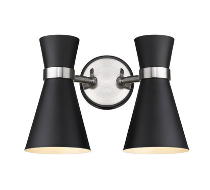 Z-Lite Soriano Wall Sconce 2-Light Brushed Nickel | Lighting House Orillia