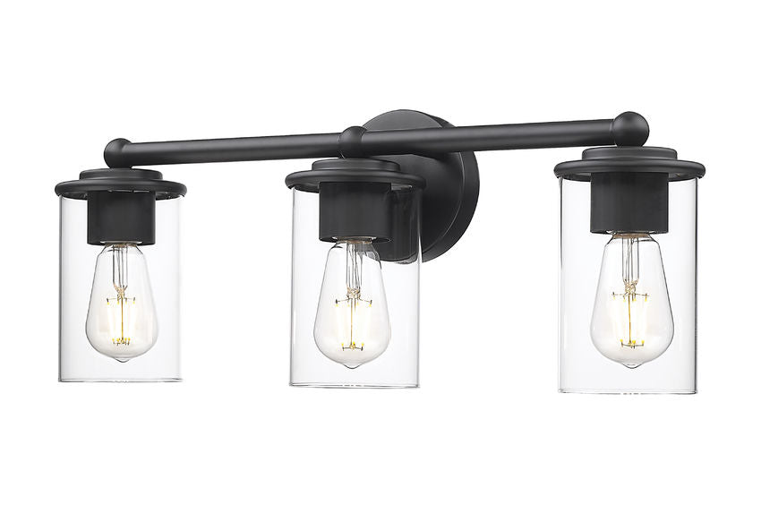Z-Lite Thayer Vanity Light 3-Light Matte Black