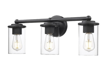 Z-Lite Thayer Vanity Light 3-Light Matte Black