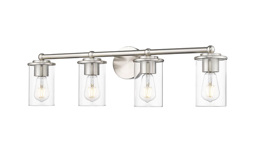 Z-Lite Thayer Vanity Light 4-Light Brushed Nickel