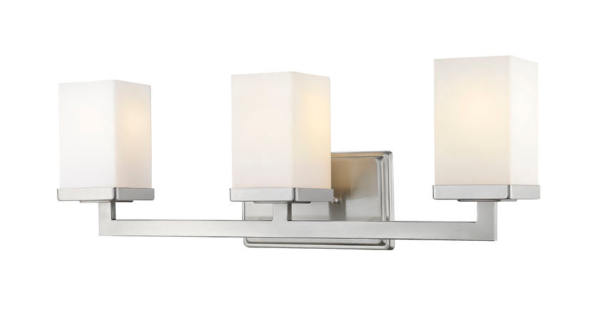 Z-Lite Tidal Vanity Light 3-Light Brushed Nickel