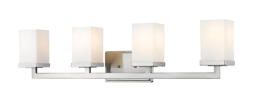 Z-Lite Tidal Vanity Light 4-Light Brushed Nickel