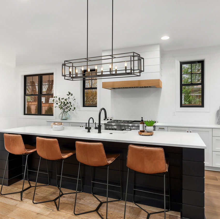Z-Lite Titania Linear Chandelier Frame Detail | Lighting House Orillia