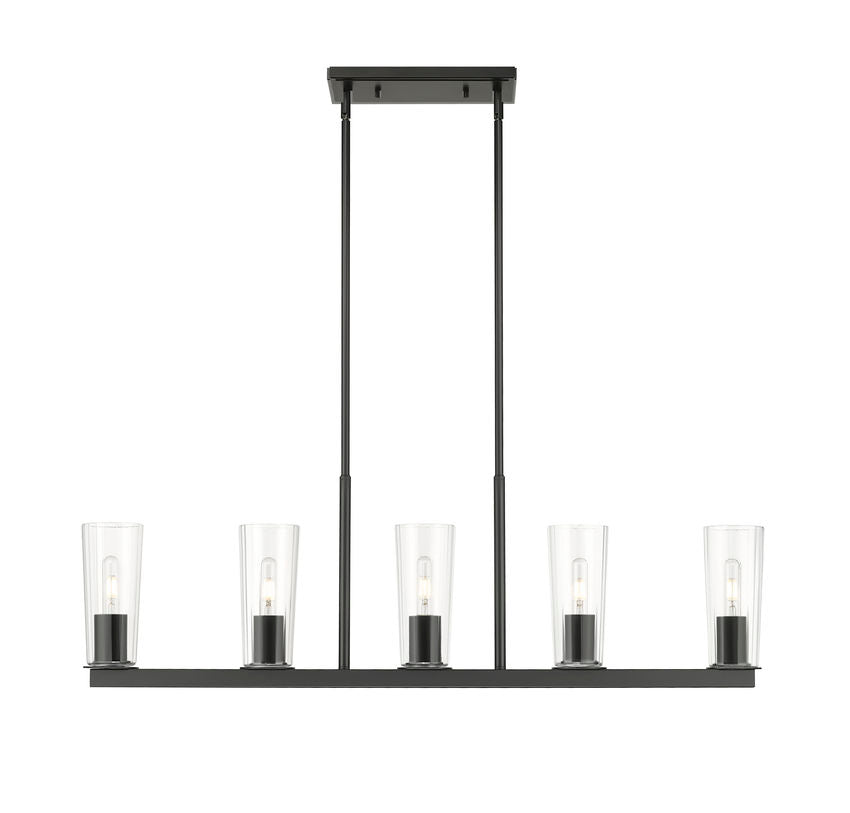 Z-Lite Titus Linear Chandelier Dining Room Interior Lifestyle | Lighting House Orillia