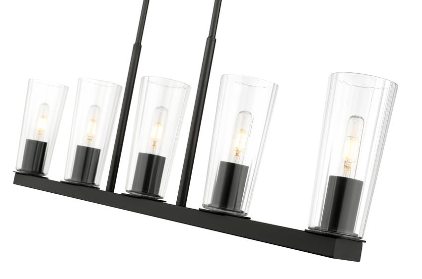 Z-Lite Titus Linear Chandelier Interior Lifestyle Angle | Lighting House Orillia