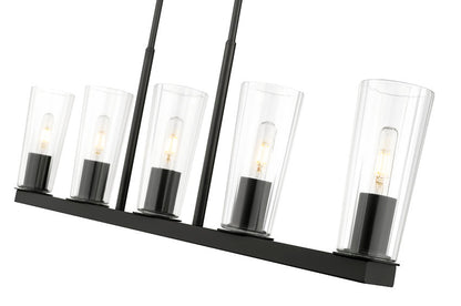Z-Lite Titus Linear Chandelier Interior Lifestyle Angle | Lighting House Orillia