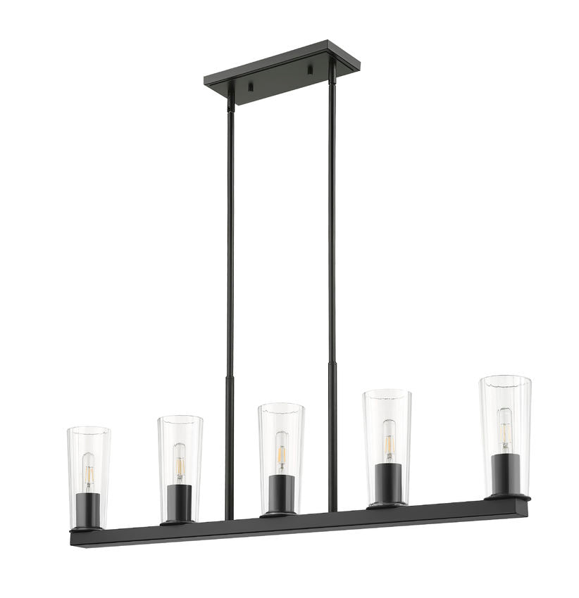 Z-Lite Titus Linear Chandelier Night Lighting | Lighting House Orillia