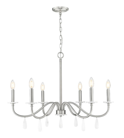 Z-Lite Toussant Chandelier 32 inch Brushed Nickel | Lighting House Orillia