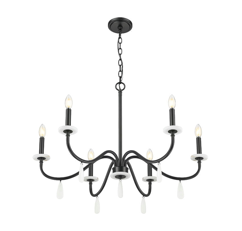 Z-Lite Toussant Chandelier Dining Room Interior Lifestyle