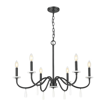 Z-Lite Toussant Chandelier Foyer Interior Lifestyle