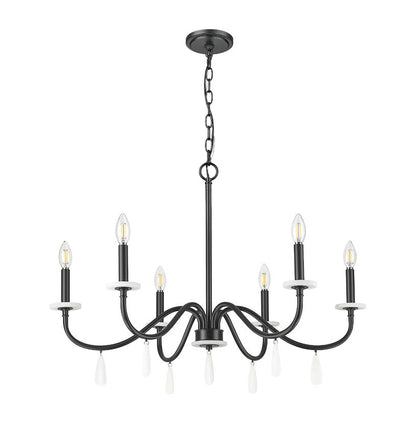 Z-Lite Toussant Chandelier Night Lighting