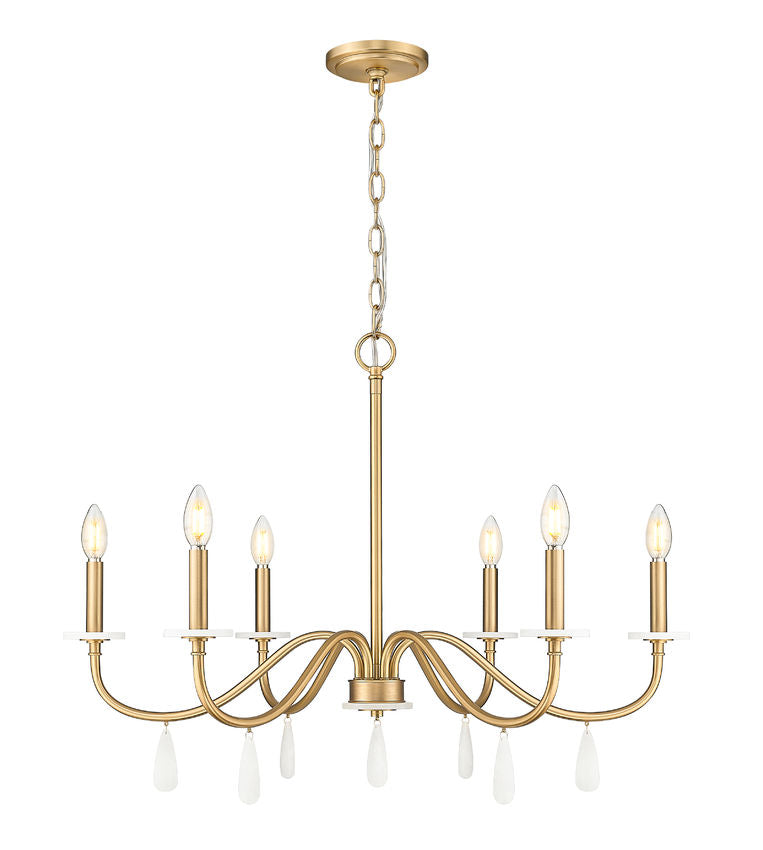 Z-Lite Toussant Chandelier 32 inch Modern Gold
