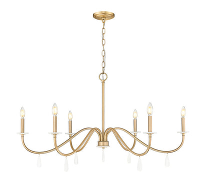 Z-Lite Toussant Chandelier 45 inch Modern Gold