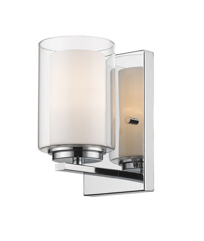 Z-Lite Willow 1-Light Wall Sconce, Chrome | Lighting House Orillia