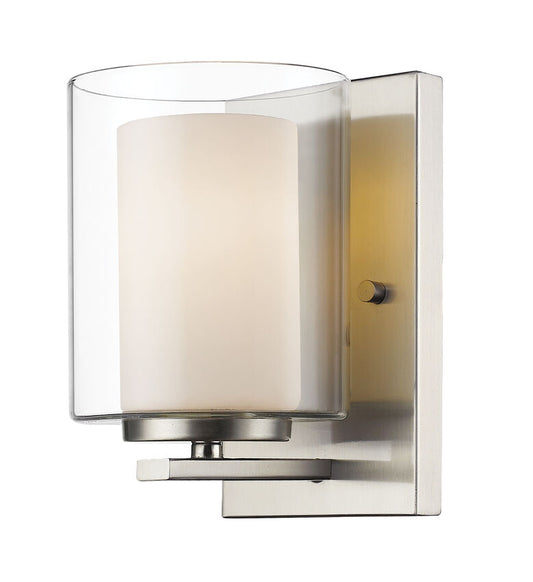 Z-Lite Willow Wall Sconce Brushed Nickel | Lighting House Orillia