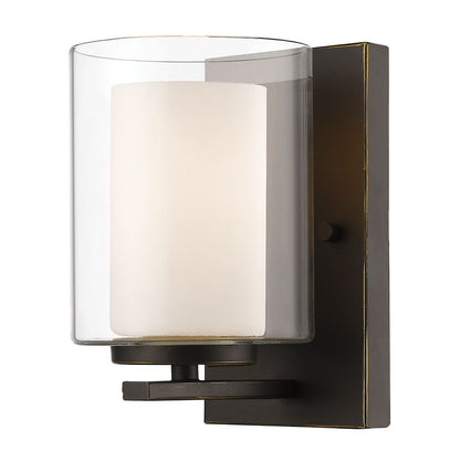 Z-Lite Willow 1-Light Wall Sconce, Olde Bronze | Lighting House Orillia