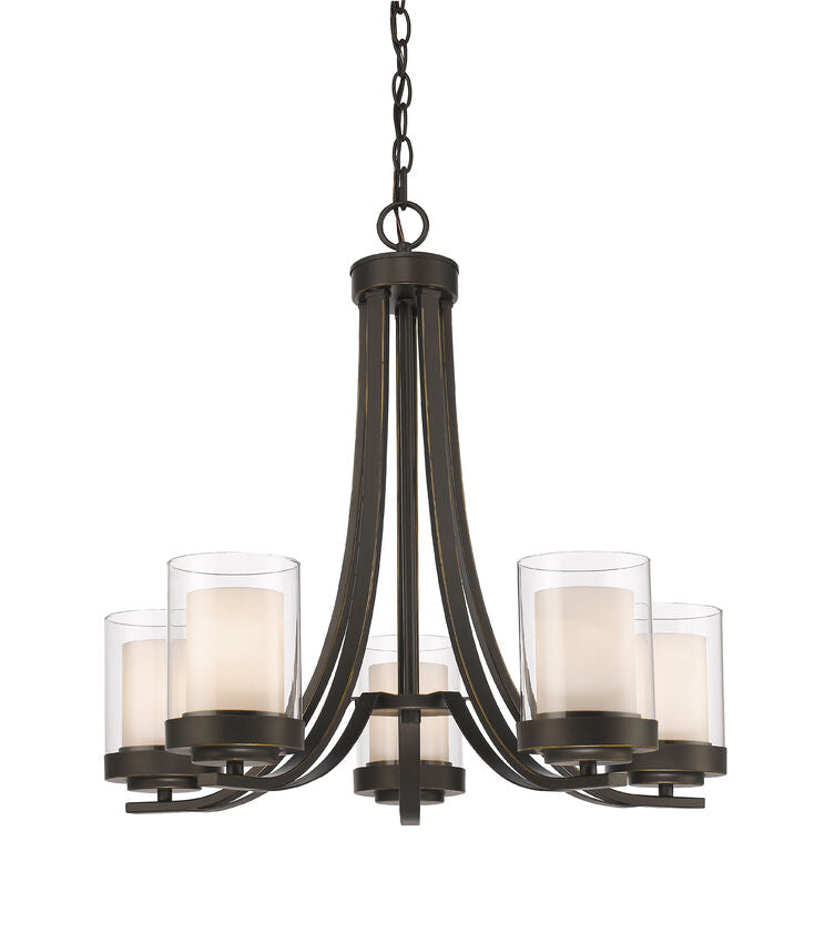 Z-Lite Willow Chandelier, 5-Light, Olde Bronze | Lighting House Orillia
