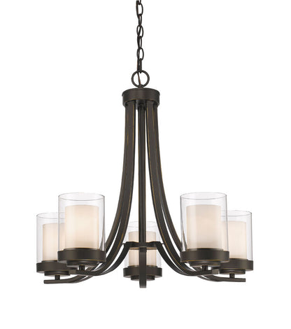 Z-Lite Willow Chandelier, 5-Light, Olde Bronze | Lighting House Orillia