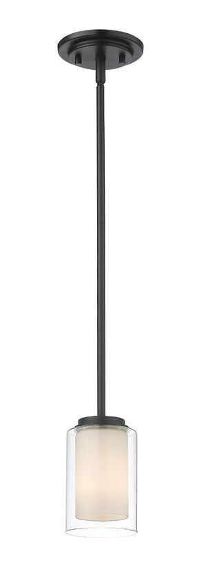 Z-Lite Willow Mini Pendant Matte Black | Lighting House Orillia