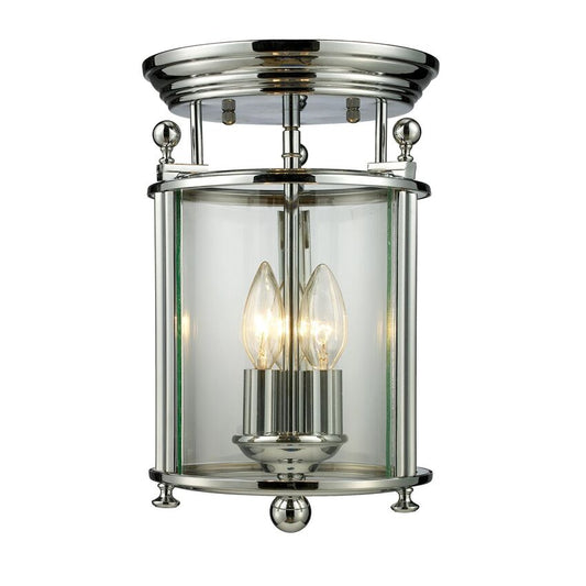 Z-Lite Wyndham Flush Mount Chrome | Lighting House Orillia
