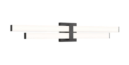 Z-Lite Zane Vanity Light 32 inch Matte Black