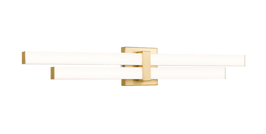 Z-Lite Zane Vanity Light 32 inch Modern Gold