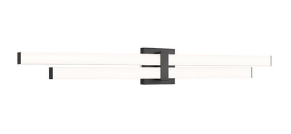 Z-Lite Zane Vanity Light 40 inch Matte Black