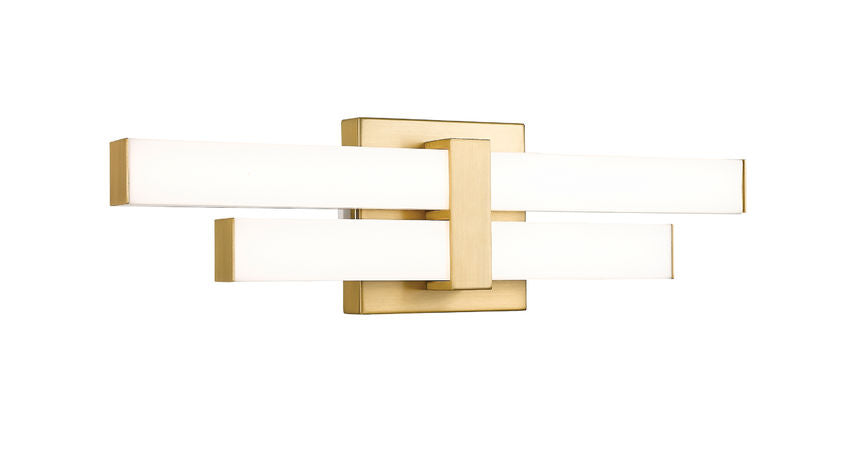 Z-Lite Zane Vanity Light 18 inch Modern Gold