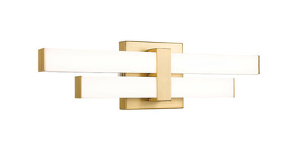 Z-Lite Zane Vanity Light 18 inch Modern Gold